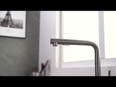 Pull-Down ενιαίος-λαβών SUS304 στρόφιγγα κουζινών ψεκαστήρων με δύο τη λειτουργία Sprayhead